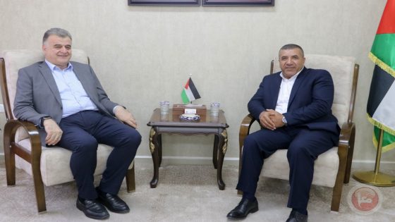 دودين يلتقي سعد ويبحثان واقع العمال في محافظة الخليل