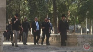 بن غفير يقتحم المسجد الاقصى