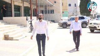 بلدية الظاهرية والشرطة في جولة تفقدية لقاعات الثانوية العامة في مدينة الظاهرية