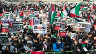 مسيرات في الولايات المتحدة رفضا لمجازر الاحتلال بحق الفلسطينيين