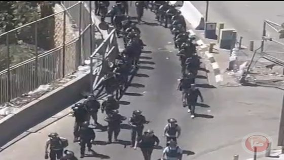اقتحام كبير لمخيم شعفاط في القدس