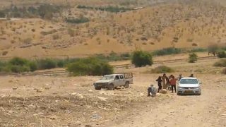 مستوطنون يسيجون طريقا ويضرمون النار بأراضي في الاغوار