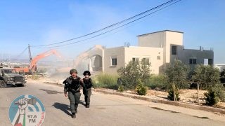 الاحتلال يهدم منزلين في قرية الجلمة شمال شرق جنين