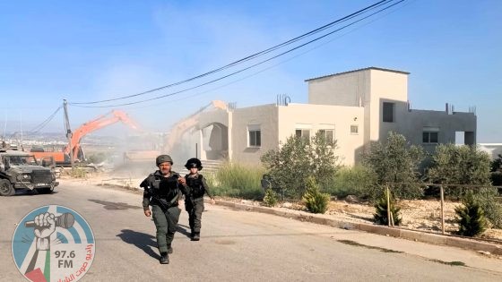 الاحتلال يهدم منزلين في قرية الجلمة شمال شرق جنين