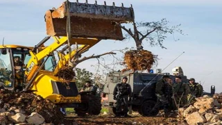 الاحتلال يجرف مزرعة في صفا غرب رام الله