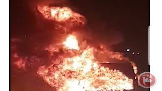 مصرع مواطن في احتراق شقة برام الله