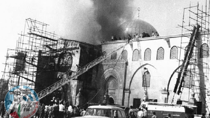 55 عاما على إحراق المسجد الأقصى