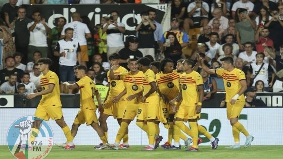 برشلونة يهزم فالنسيا ويكرر رقما تاريخيا بشبابه