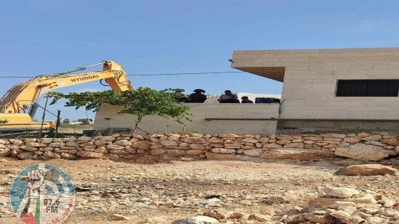 الاحتلال يشرع بهدم منزلين في خربثا المصباح غرب رام الله