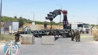 الاحتلال يغلق المدخل الجنوبي لبلدة الخضر جنوب بيت لحم