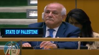 "لحظة تاريخية"... فلسطين تشغل مقعدها الرسمي الجديد في الجمعية العامة للأمم المتحدة