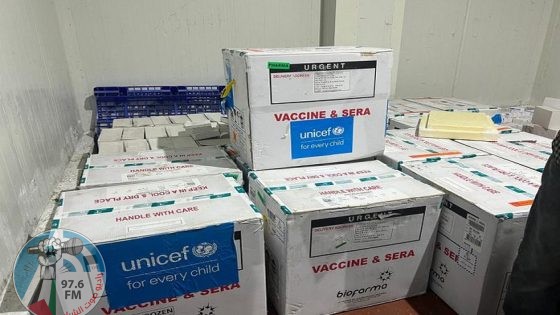وزير الصحة: وصول شحنة إضافية من طعومات شلل الأطفال إلى قطاع غزة