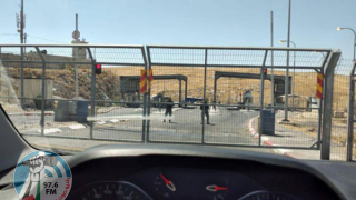 الاحتلال يغلق حاجز الكونتينر العسكري شمال شرق بيت لحم