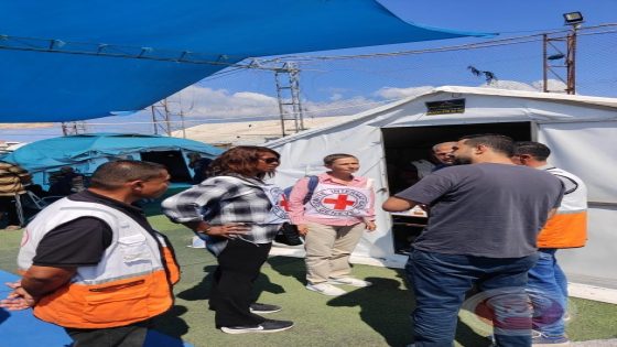 تفقد غرفة العمليات الجديدة: وفد الصليب الأحمر يزور مستشفى القدس الميداني التابع للهلال الأحمر الفلسطيني