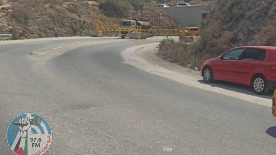 الاحتلال يغلق بوابتي جسر جبارة جنوب مدينة طولكرم