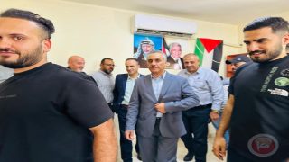العميد شاهين بتفقد مديرية مخابرات يطا ويلتقي باقليم يطا
