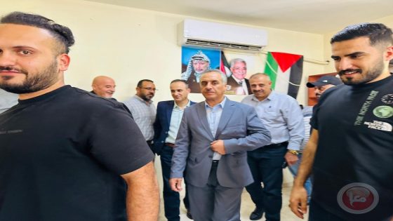 العميد شاهين بتفقد مديرية مخابرات يطا ويلتقي باقليم يطا