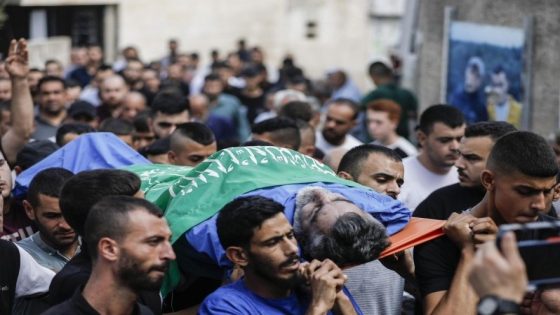 تشييع جثمان الشهيد أيمن عابد في جنين