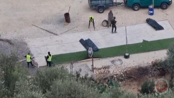 سلفيت: الاحتلال يهدم متنزها ويصادر ممتلكاته ويحطم أشجارا
