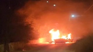 شاهد.. شهيدان – الاحتلال يقصف مركبة قرب طولكرم