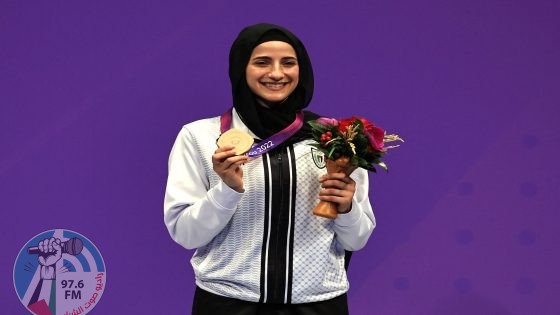 البطلة حلا القاضي تُمثل فلسطين في منافسات بطولة آسيا