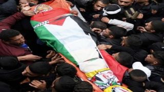 أهالي طوباس يشيعون جثمان الشهيد أبو دواس