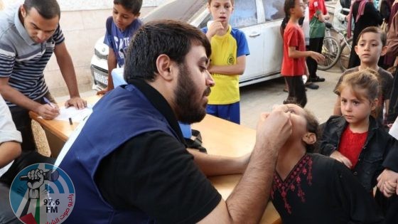 الصحة: 69% من أطفال قطاع غزة تلقوا الجرعة الأولى من لقاح شلل الأطفال