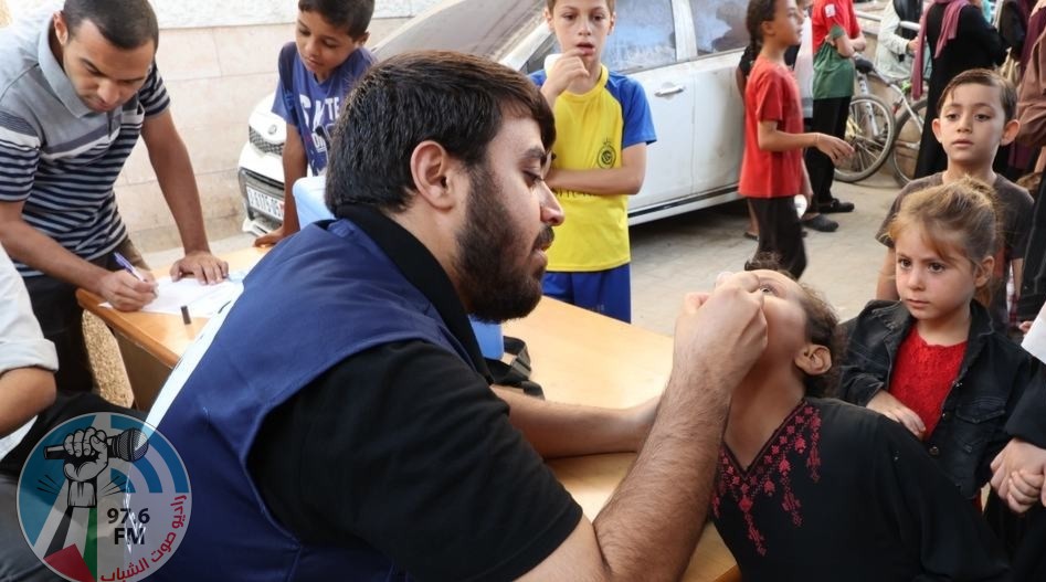 الصحة: 69% من أطفال قطاع غزة تلقوا الجرعة الأولى من لقاح شلل الأطفال