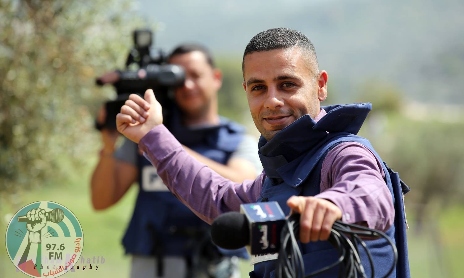 مراسل تلفزيون فلسطين علي دار علي