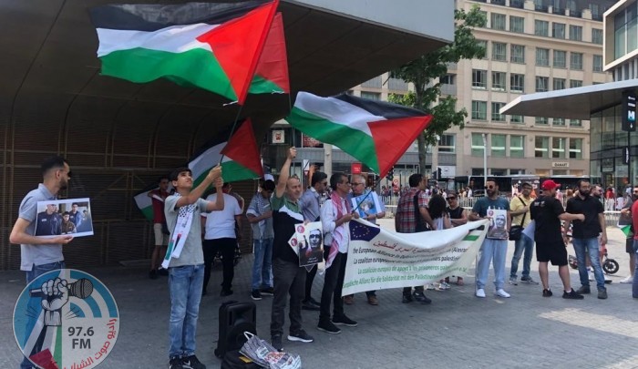 وقفة في بروكسل للمطالبة بوقف العدوان الإسرائيلي على شعبنا