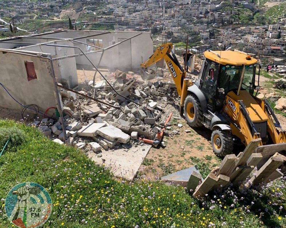 الاحتلال يهدم مشتلا وغرفة زراعية في قلقيلية