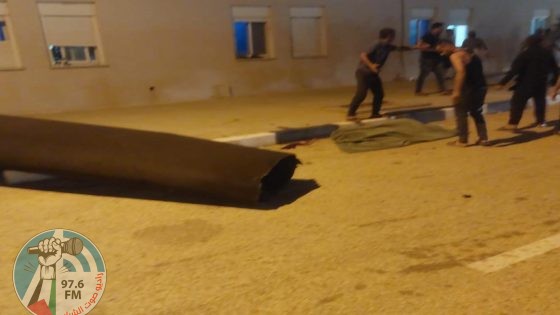 حالة وفاة في أريحا وأضرار مادية بعدة مناطق جراء سقوط صواريخ وشظايا