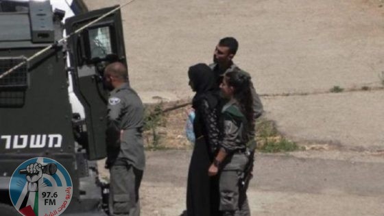 الاحتلال يعتقل مواطنة من أريحا