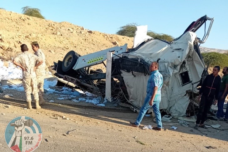 6 وفيات و3 إصابات بحادث مروري بمنطقة العدسية في الأردن