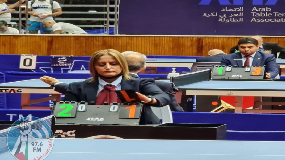 أماني دروزة .. أول حكم فلسطيني تحصل على الشارة الزرقاء الدولية