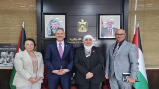 غنام تلتقي ممثل كندا الجديد وتؤكد ضرورة وقف الإبادة