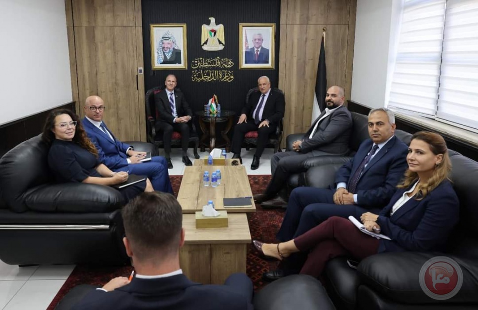 وزير الداخلية يلتقي ممثل كندا الجديد ورئيس مكتب تمثيل أذربيجان لدى فلسطين
