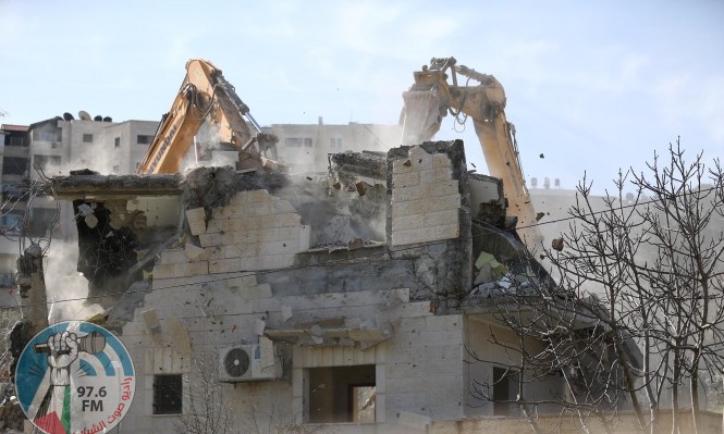 الاحتلال يهدم منشأة بحي وادي الجوز في القدس