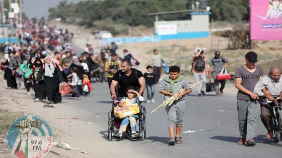 "رايتس ووتش": إسرائيل تسببت بنزوح قسري واسع ومتعمد للمواطنين في غزة