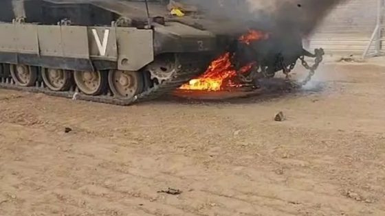 القسام تعلن استهداف دبابة في مدينة غزة