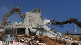 الاحتلال يهدم مسجدا في بلدة جبل المكبر بمدينة القدس