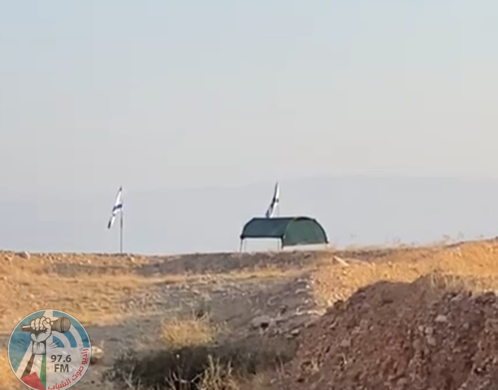 مستعمرون ينصبون معرشا في الأغوار الشمالية