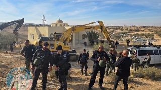 السلطات الإسرائيلية تهدم مسجد أم الحيران في النقب وهو آخر ما تبقى من القرية