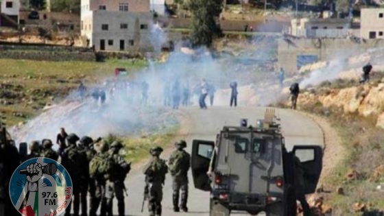اندلاع مواجهات مع قوات الاحتلال في تقوع جنوب شرق بيت لحم