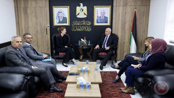 وزير الداخلية يستقبل مديرة مكتب الأمم المتحدة لخدمات المشاريع (UNOPS)
