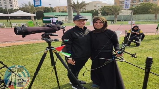 ذهبية لفلسطين في منافسات الرماية بالإمارات