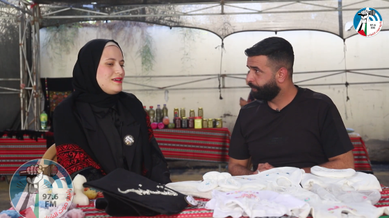 #بصمة_نجاح مع ضيفة اليوم” تسنيم سمامرة ” صاحبة مشروع خاص بالتطريز