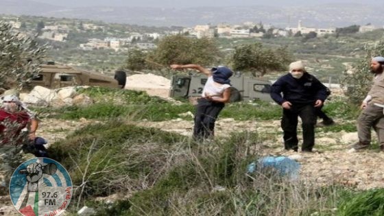 مستعمرون يهاجمون مزارعين في قرية برقا شرق رام الله