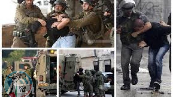 الاحتلال يعتقل 25 مواطنا من الضفة