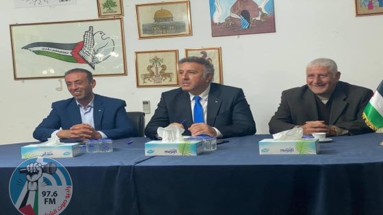 الوزير عساف يلتقي ممثلين عن الجالية الفلسطينية في ليبيا